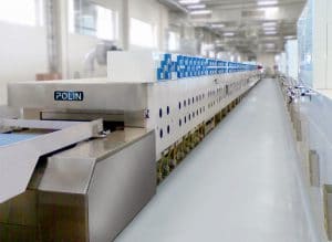 Production plant of crackers