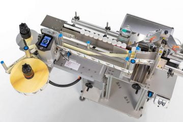 Wrap around labeler 152C P for Barf, pet food for dog owners