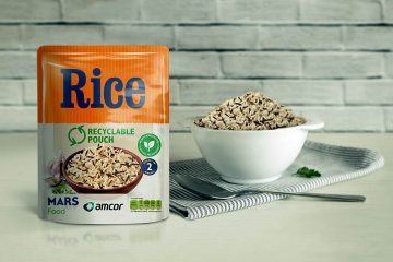 Microwavable pouch with recyclable mono-material: packaging is not waste