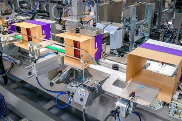 Cermex WB47 case packer for wrap around and American cases