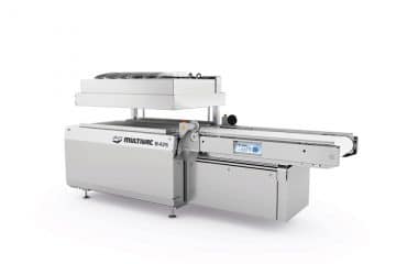 B 425 model MULTIVAC: chamber belt machine for packing small products