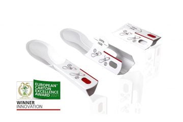 Innovation Award 2021 to cardboard spoon, packaging solution for dairy