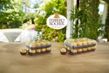 Sustainable packaging material for Ferrero Rocher boxes