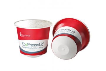 EcoPressoLid: lidding material for coffee capsules (certified compostable)