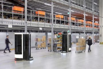 Intralogistics automation with micromotors for sorting, transport or storage