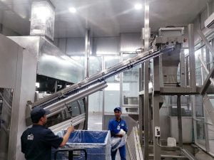 Cambodian water bottling 