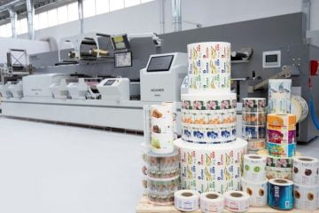 Label industry sustainability with the all-inline automated label press
