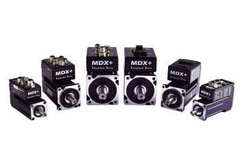 MDX+ integrated servo drives: high torque-density and low rotor-inertia brushless motor