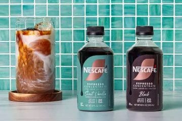 Personalized cold espresso beverage in the comfort of home