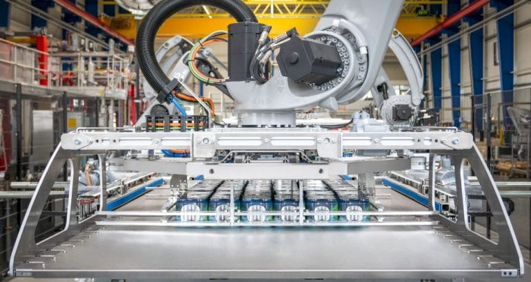 Palletizing system: integrated robotics for fast changeovers