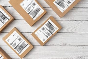 OptiCut RL54 linerless label material for thermal printing technology